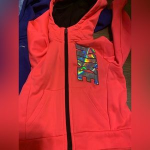 Nike toddler girls 2 jackets - 1 hoodie & 1 zip - smoke/pet free home - 4T